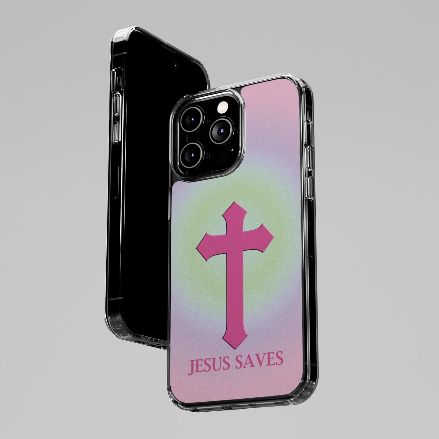 'Jesus Saves' Clear Iphone Cases