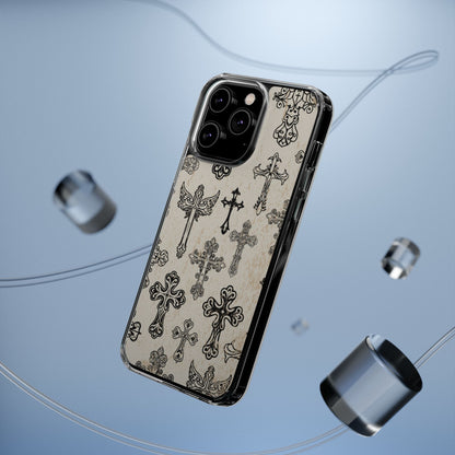 'Little cross' Clear Iphone Cases