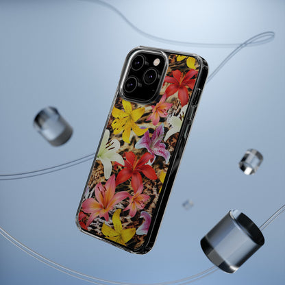 'Lovely flowers' Clear Iphone Cases