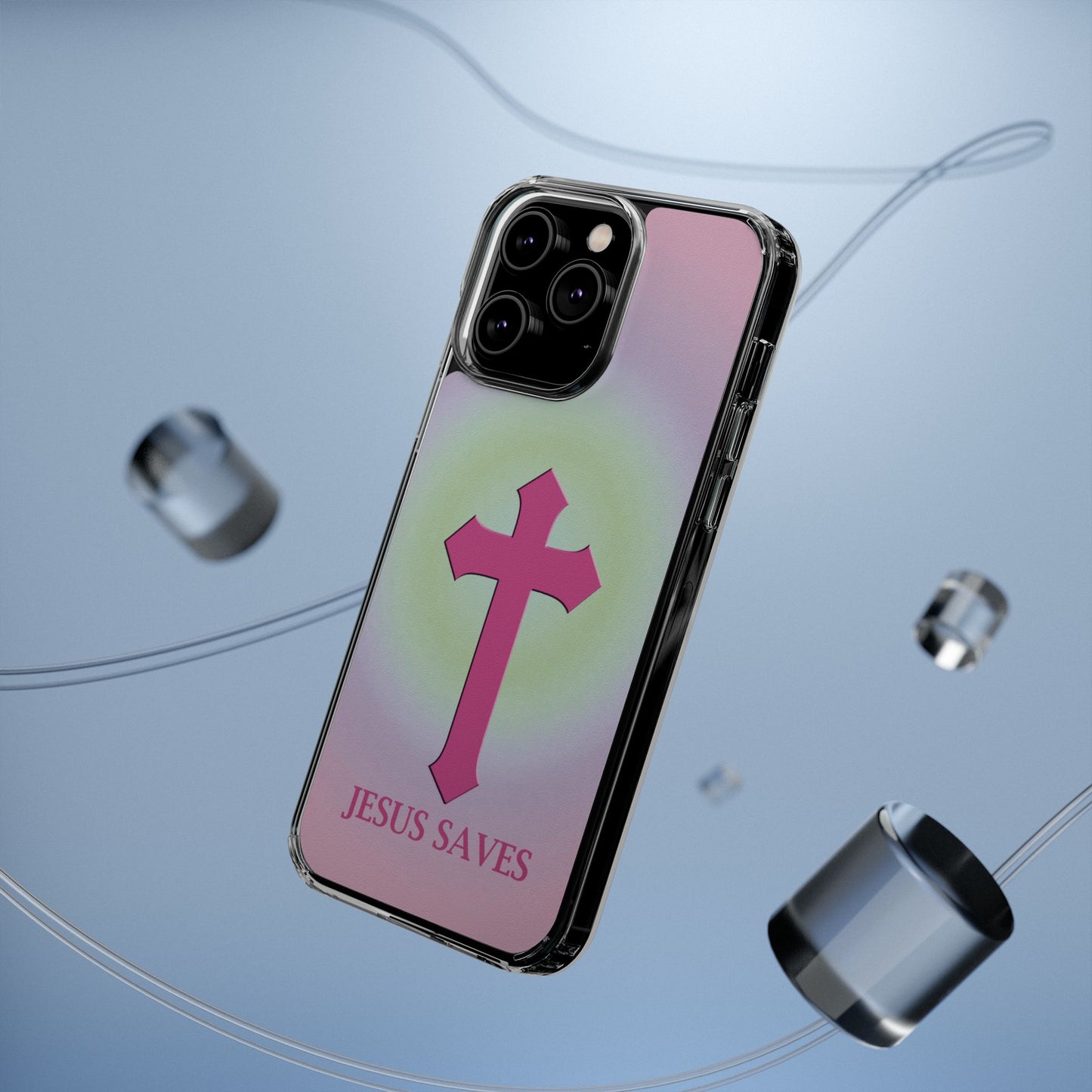 'Jesus Saves' Clear Iphone Cases