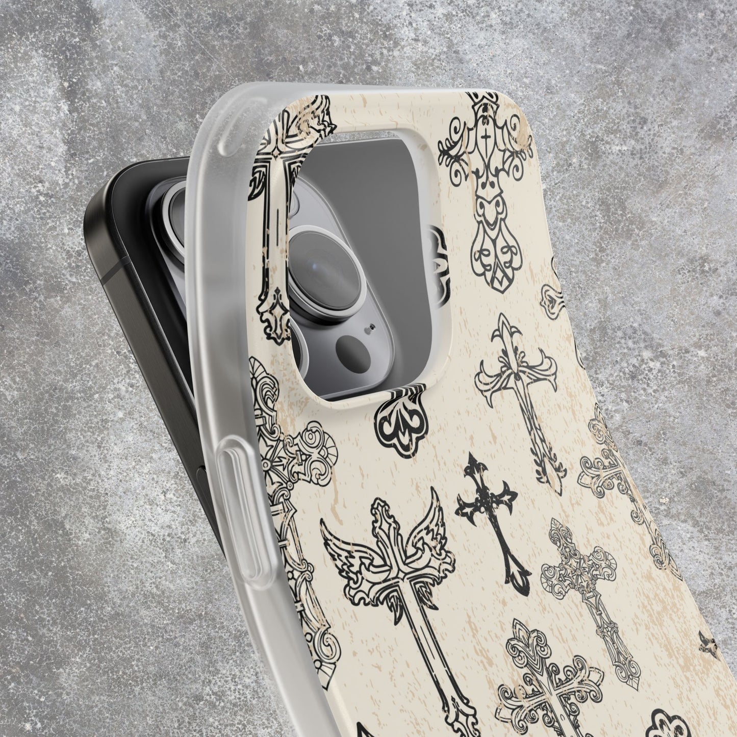 'Little Cross' Flexible Iphone Cases