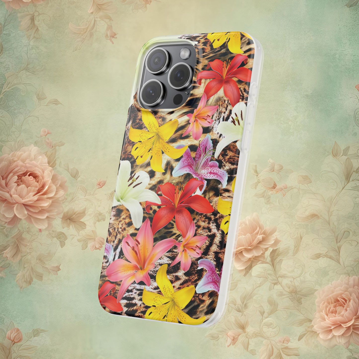 'Lovely flowers' Flexi Iphone Cases