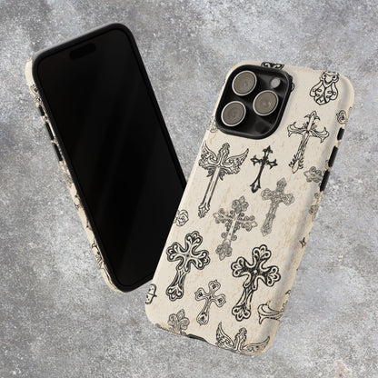 'Little cross' Tough Iphone Cases